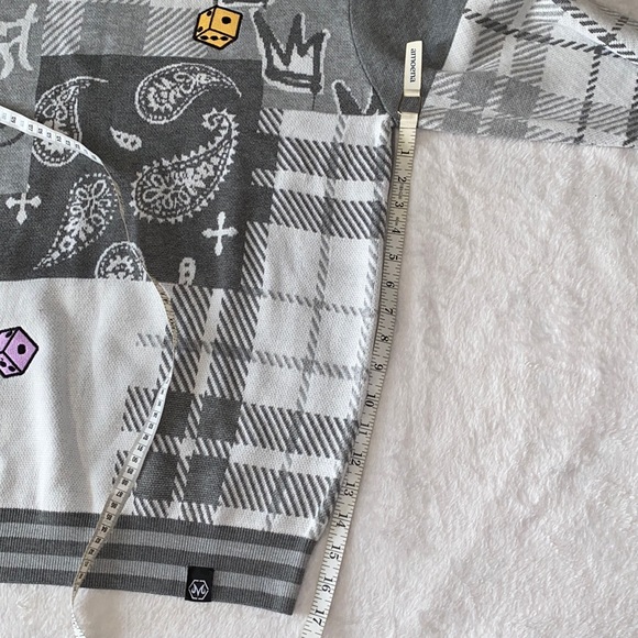 Majestik plaid & paisley sweater (L) - Picture 9 of 15